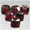 Image 1 : LOT OF 9.54 CTS OF RED AFRICAN RHODOLITE GARNETS - 24 PCS