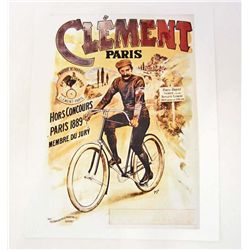 CLEMENT PARIS 1889 8 X 10 GICLEE CANVAS PRINT