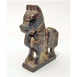 HAND CARVED JADE CHINESE FIGURINE - HORSE