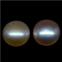 LOT OF 8.84 CTS OF PINK CHINESE FRESH WATER PEARLS - 2 PCS