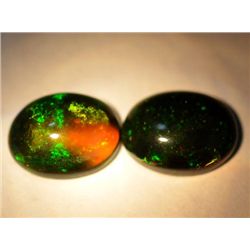 LOT OF 1.59 CTS OF SMOKEY ETHIOPIAN OPALS - 2 PCS