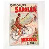 Image 1 : MOTOCYCLETTE SAROLEA HERSTAL 8 X 10 GICLEE CANVAS PRINT