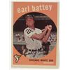 Image 1 : 1959 TOPPS #114 EARL BATTEY WHITE SOX BASEBALL CARD