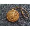 Image 1 : JACKIE ROBINSON BREAKING BARRIERS GOLD PLATED KEYCHAIN