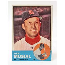 1963 TOPPS #250 STAN MUSIAL CARDINALS BASEBALL CARD