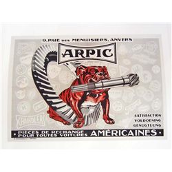 ARPIC SPARE PARTS BULLDOG 8 X 10 GICLEE CANVAS PRINT