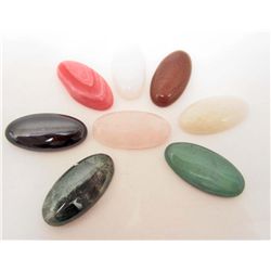 LOT OF 161.4 CTS MIXED STONE OVAL GEMSTONES 8 PCS