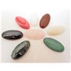 Image 1 : LOT OF 161.4 CTS MIXED STONE OVAL GEMSTONES 8 PCS