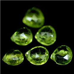 LOT OF 8.97 CTS OF GREEN PAKISTANI PERIDOTS -  7 PCS