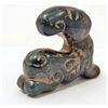 Image 2 : HAND CARVED JADE CHINESE FIGURINE - CRAWLING BABY