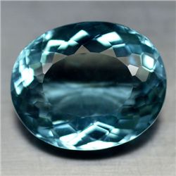 31.62 CT AQUAMARINE BLUE AFRICAN QUARTZ