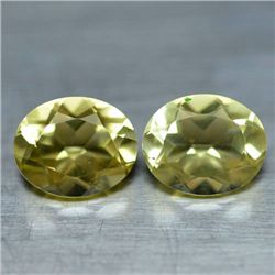 LOT OF 6.91 CT YELLOW AFRICAN QUARTZ - 2 PCS