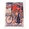 Image 1 : DECAUVILLE CYCLES 8 X 10 GICLEE CANVAS PRINT