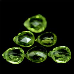 LOT OF 7.29 CTS GREEN PAKISTANI PERIDOTS - 8 PCS