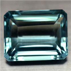 34.12 CT AQUAMARINE BLUE AFRICAN QUARTZ