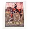 Image 1 : PEUGEOT CYCLES BEAULIEU 8 X 10 GICLEE CANVAS PRINT