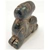 Image 1 : HAND CARVED JADE CHINESE FIGURINE - CRAWLING BABY