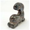 Image 2 : HAND CARVED JADE CHINESE FIGURINE - CRAWLING BABY