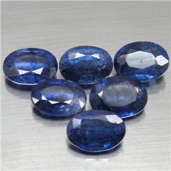 LOT OF 6.62 CTS OF BLUE MADAGASCAR SAPPHIRES - 6 PCS