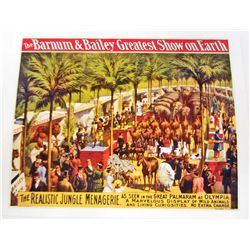 BARNUM & BAILEY CIRCUS JUNGLE 8 X 10 GICLEE CANVAS PRINT