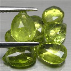 LOT OF 9.62 CTS OF GREEN PAKISTANI PERIDOTS - 7 PCS