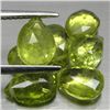 Image 1 : LOT OF 9.62 CTS OF GREEN PAKISTANI PERIDOTS - 7 PCS