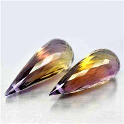 LOT OF 48.71 CTS OF PURPLE & GOLDEN BOLIVIAN AMETRINE