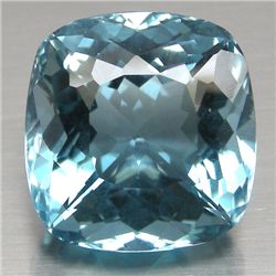 15.68 CT AQUAMARINE AFRICAN QUARTZ