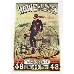 HOWE BICYCLES & TRICYCLES 8 X 10 GICLEE CANVAS PRINT