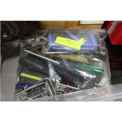 BAG OF ASSORTED HAND TOOLS AS THEY COME
