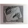 Image 1 : Drawing hands by M. C. Escher