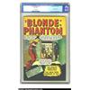 Image 1 : Blonde Phantom #15 (Timely, 1947) CGC VF- 7.5 Off-white pages. If only all our phantoms were this be