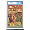 Image 1 : Blonde Phantom #16 (Timely, 1947) CGC FN+ 6.5 Off-white pages. Captain America has a story in this i