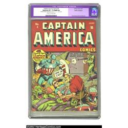 Captain America Comics #4 Cosmic Aeroplane pedigree (Timely, 1941) CGC Apparent VF- 7.5 Slight (A) C