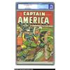 Image 1 : Captain America Comics #8 (Timely, 1941) CGC VF- 7.5 Cream to off-white pages. Jack Kirby had Cap fi