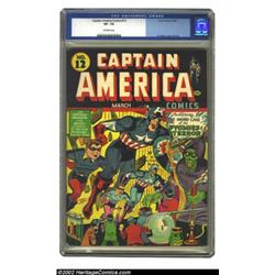 Captain America Comics #12 (Timely, 1942) CGC VF- 7.5 Off-white pages. This issue certainly stands o