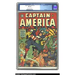 Captain America Comics #15 (Timely, 1942) CGC FN+ 6.5 Cream to off-white pages. Cap and Bucky enter.