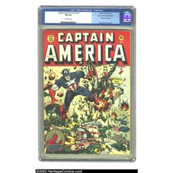 Captain America Comics #33 Mile High pedigree (Timely, 1943) CGC FN 6.0 Off-white pages. When was th