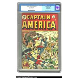 Captain America Comics #50 Crowley pedigree (Timely, 1945) CGC VF/NM 9.0 Cream to off-white pages. S