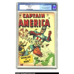 Captain America Comics #70 (Timely, 1949) CGC FN/VF 7.0 Off-white pages. Don Rico is responsible for