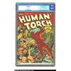 Image 1 : The Human Torch #8 Crowley pedigree (Timely, 1942) CGC VF 8.0 Off-white pages. Timely's penchant for