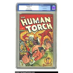 The Human Torch #24 (Timely, 1946) CGC FN 6.0 Off-white to white pages. Syd Shores continues Alex Sc