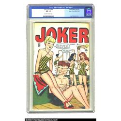 Joker Comics #29 Mile High pedigree (Timely, 1947) CGC NM 9.4 Off-white to white pages. The issue's.