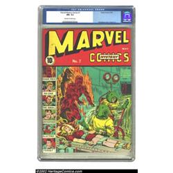 Marvel Mystery Comics #7 (Timely, 1940) CGC NM- 9.2 Off-white pages. An amazing early Timely cover w