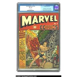 Marvel Mystery Comics #9 (Timely, 1940) CGC FN+ 6.5 Off-white pages. Overstreet rates it a "classic"