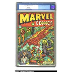 Marvel Mystery Comics #34 (Timely, 1942) CGC VF+ 8.5 Off-white pages. Timely comics in general, and.