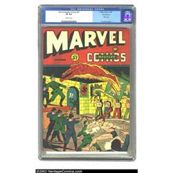 Marvel Mystery Comics #37 Pennsylvania pedigree (Timely, 1942) CGC VF 8.0 Off-white pages. Timely co