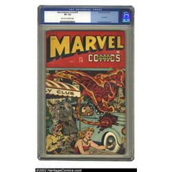 Marvel Mystery Comics #74 (Timely, 1946) CGC VF+ 8.5 Light tan to off-white pages. On this later Sch