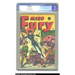 Miss Fury #4 (Timely, 1944) CGC VF/NM 9.0 Off-white to white pages. Timely started to catch on by th