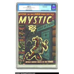 Mystic #7 White Mountain pedigree (Atlas, 1952) CGC VF/NM 9.0 Off-white to white pages. Here is yet.